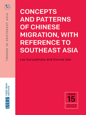 cover image of Concepts and Patterns of Chinese Migration, with Reference to Southeast Asia